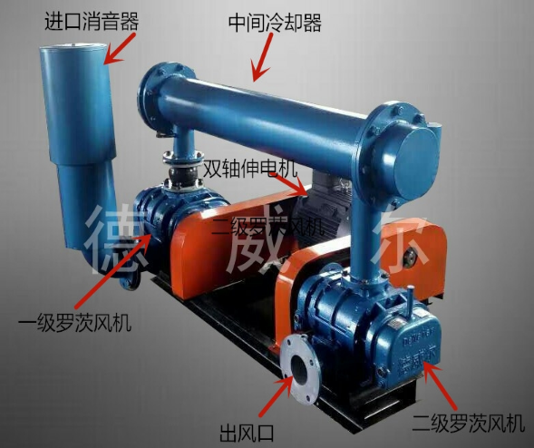 雙級串聯羅茨風機 雙級串聯羅茨風機